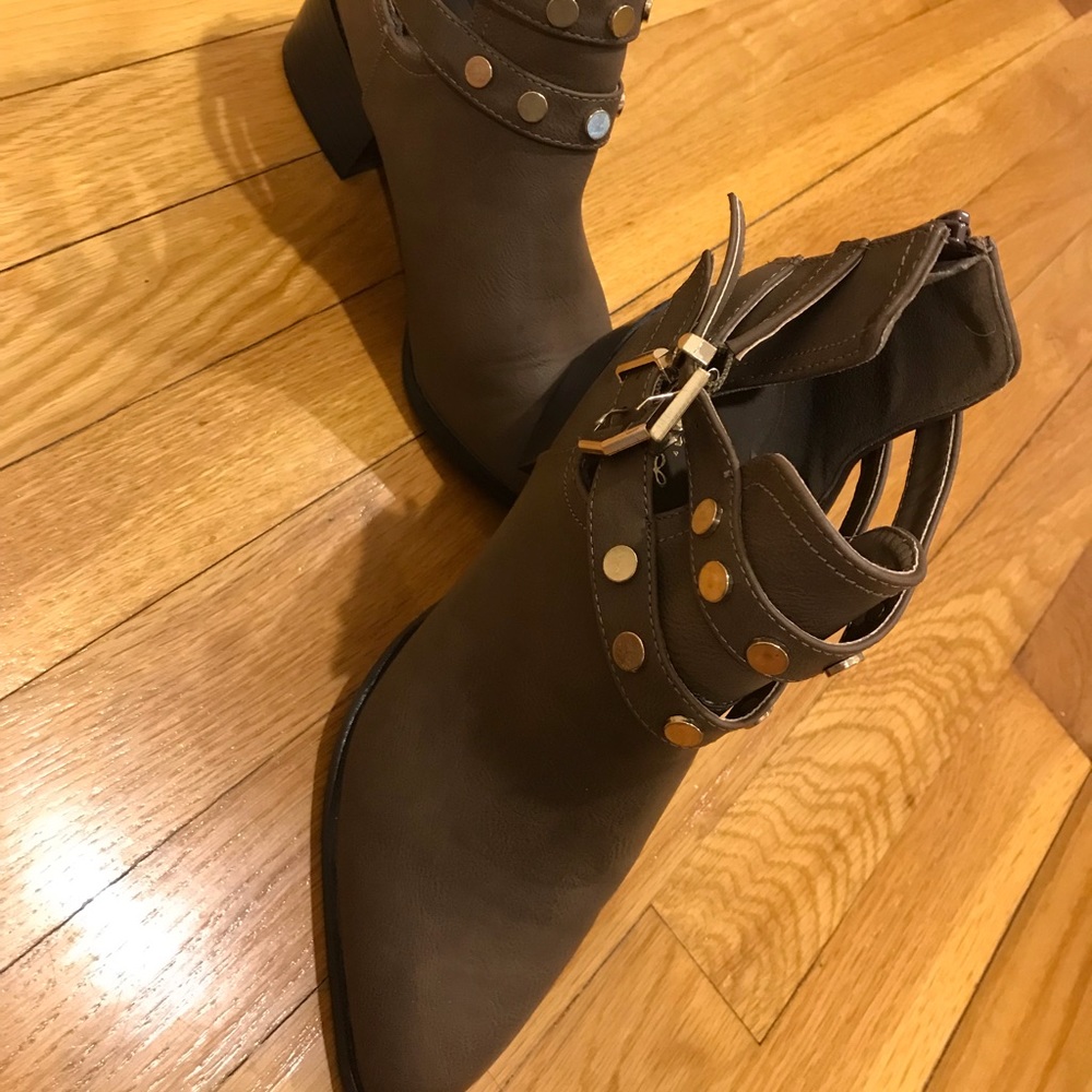 Brown ankle boots